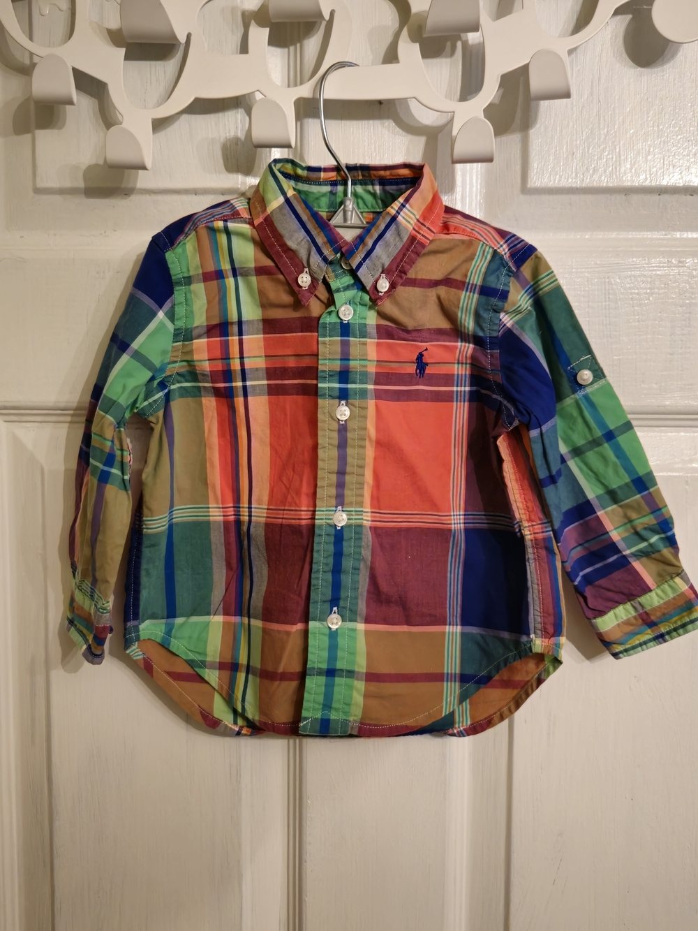 Ralph Lauren Bright Multicolor Plaid Button-Down Shirt